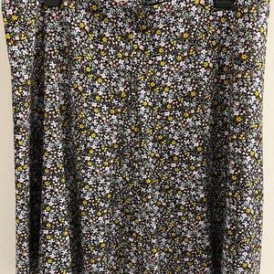NWOT Loft Floral Print Skirt